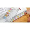 Oldaljelölő műanyag Info Notes 12x50 mm 10 lapos áttetsző 0-9 számos gyűrűs betéten