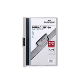 Clip-mappa Durable Duraclip A/4 60 lapig szürke