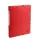 Füzetbox karton Exacompta A/4 25 mm gerinccel prespán piros