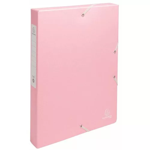 Füzetbox karton Exacompta Autentik A/4 25 mm gerinccel vegyes színek