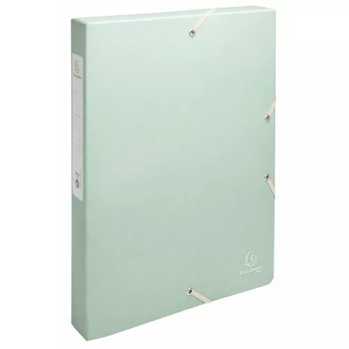 Füzetbox karton Exacompta Autentik A/4 25 mm gerinccel vegyes színek