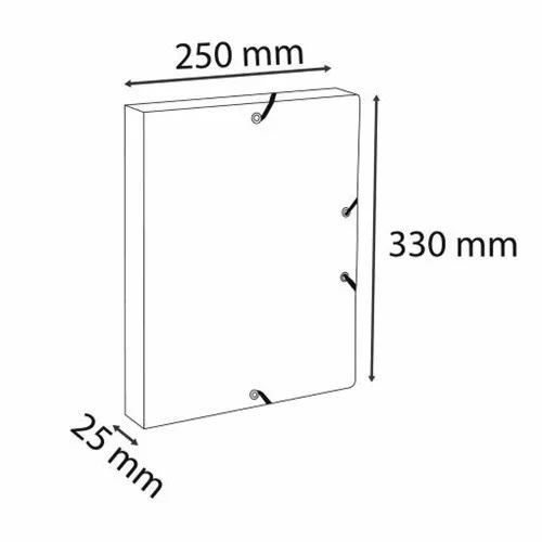 Füzetbox karton Exacompta Autentik A/4 25 mm gerinccel vegyes színek