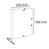Füzetbox karton Exacompta Autentik A/4 40 mm gerinccel vegyes színek