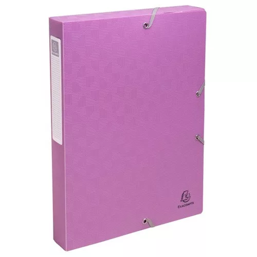 Füzetbox PP Exacompta Pop N Co A/4 40 mm gerinccel vegyes színek