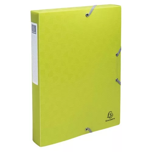 Füzetbox PP Exacompta Pop N Co A/4 40 mm gerinccel vegyes színek