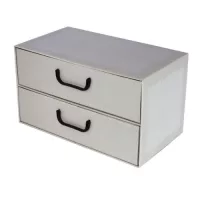 Karton fiókos és polcos tárolórendszerek