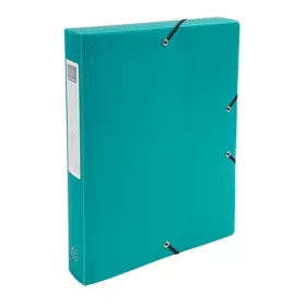   Füzetbox PP Exacompta Exabox-Opaque A/4 40 mm gerinccel gumis zöld