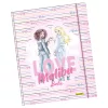 Gumis mappa Online Barbie A/4 karton Malibu, Pink vegyes