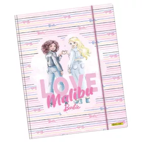 Gumis mappa Online Barbie A/3 karton Malibu, Pink vegyes