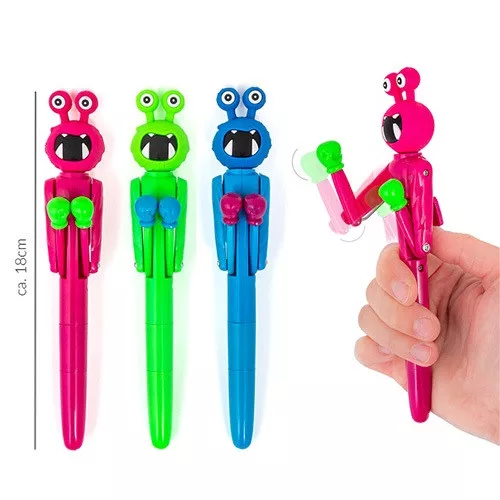 Golyóstoll Trendhaus LITTLE MONSTER bokszolós figura, 3 féle