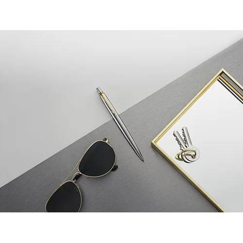 Golyóstoll Parker Royal Jotter rozsdamentes acél - arany klipsz 1953182