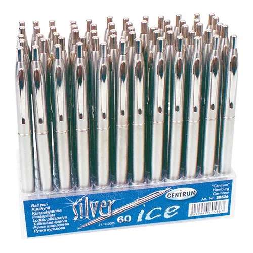 Golyóstoll Centrum Silver Ice 0,7 mm kék