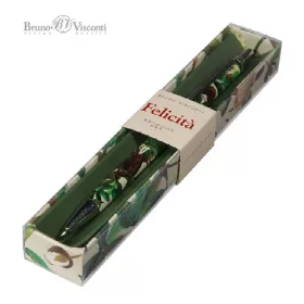   Golyóstoll Bruno Visconti 0,7mm kék, fém test, Felicita - kakaóbab