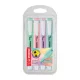Szövegkiemelő Stabilo swing cool Pastel 4 db-os klt. (türkiz, menta, pink, lila)