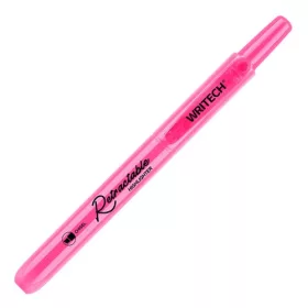 Szövegkiemelő Writech Fluo Click rózsaszín