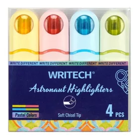 Szövegkiemelő Writech Astronaut Pastel 4 db-os klt.