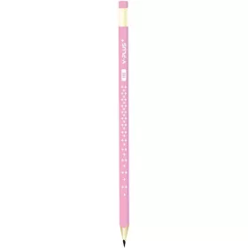   Grafitirón Y-Plus+ Star Pastel HB háromszögletű radíros 12 db/doboz