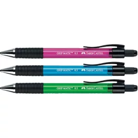   Töltőceruza Faber-Castell Grip Matic 0,5 mm vegyes színekben