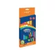 Színes ceruza  Y-Plus+ Rainbow  Jumbo  12 db-os klt. kétvégű, hegyezővel