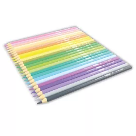 Színes ceruza Y-Plus+ Rainbow Pastel 24 db-os hegyezővel