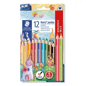   Színes ceruza Staedtler Noris Jumbo háromszögletű 10+2 db-os klt.