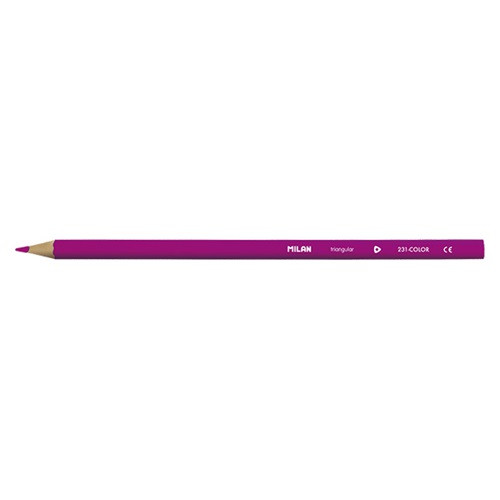 Színes ceruza Milan háromszögletű vékony lila