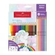 Színes ceruza Faber-Castell kastélyos 18db+6db klt.