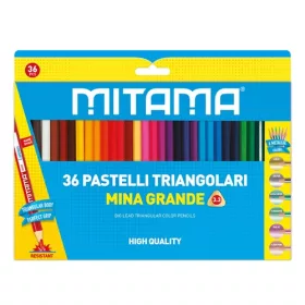   Színes ceruza Mitama, 3.3 ceruzabél, háromszögletű, 36db-os klt.