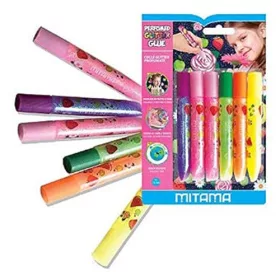   Kreatív ragasztó Mitama 10,5 ml csillámos, illatos 6 db-os klt.