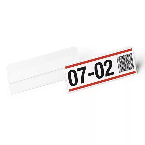 Logisztikai zseb Durable Hard Cover öntapadós 100x38 mm 10 db/csomag