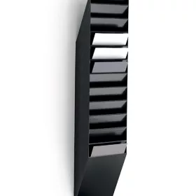   Prospektustartó Durable Flexiboxx 12 rekeszes A/4, álló fekete