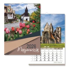 Naptár fali pd Magyarország 30x42 cm 2026
