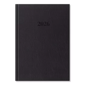   Határidőnapló Period Standard B/5 heti fekete műbőr 2026