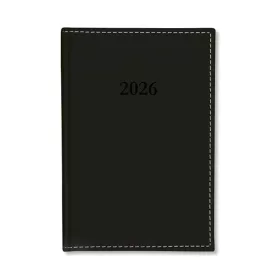   Határidőnapló Period Chamois B/5 heti körbev. fekete 2026
