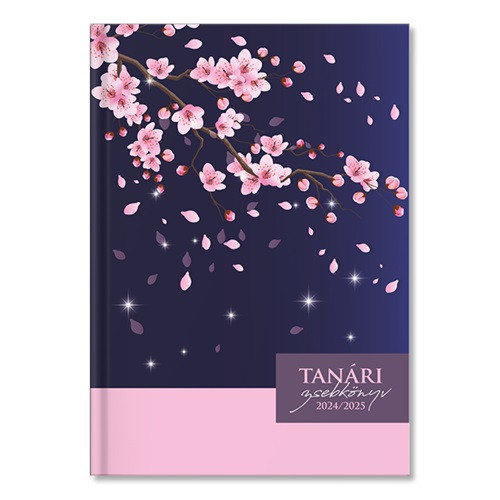 Tanári zsebkönyv pd 2024-2025 papír Sakura