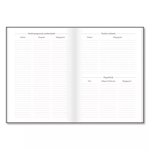Tanítói zsebkönyv pd 2026-2027 papír Exotic