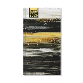   Határidőnapló Period Basic Zsebnaptár álló Layers papír 2026