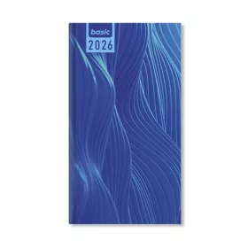   Határidőnapló Period Basic Zsebnaptár álló Blue papír 2026