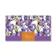 Határidőnapló Period Flowers Zsebnaptár fekvő Purple papír 2026