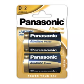Tartós elem Panasonic Alkaline Power D 1.5V alkáli 2 db-os