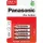 Mikro elem Panasonic Red Zinc AAA 1.5V cink-mangán 4 db-os