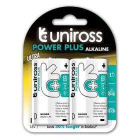  Tartós elem Uniross Alkaline Power D góliát  1.5V alkáli 2 db-os
