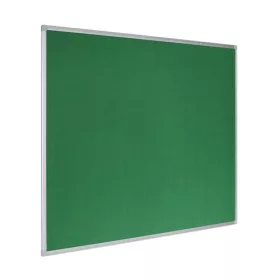   Üzenőtábla Bi-Office aluminium keretes 90x60 cm tűzhető textil zöld felülettel, újrahasznosított