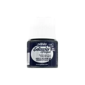   Kreatív textilfesték Pébéo Setacolor Opaque 45 ml csillám sötét kék