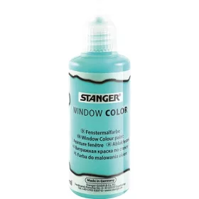   Kreatív üvegmatrica festék Stanger 80 ml világos türkizkék