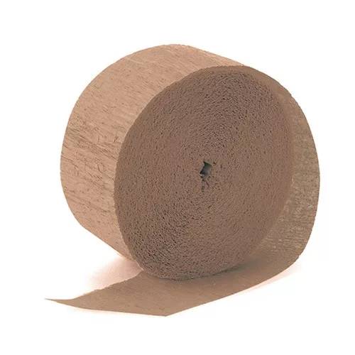 Krepp-papír 200x50 cm világos barna