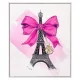 Kép Statovac Evora műanyag kerettel 25 x 30 cm fali Eiffel torony