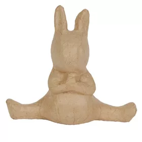   Kreatív decoupage tárgy Clairefontaine Décopatch jóga nyuszi 17cm