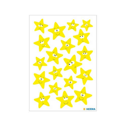 Dekormatrica Herma világító sárga csillagok