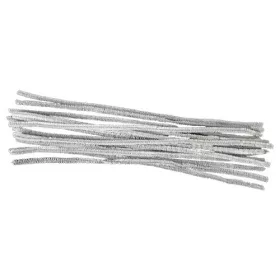   Kreatív Junior zseníliaszál, fehér, 30cm, 15 db/csomag, 6 mm